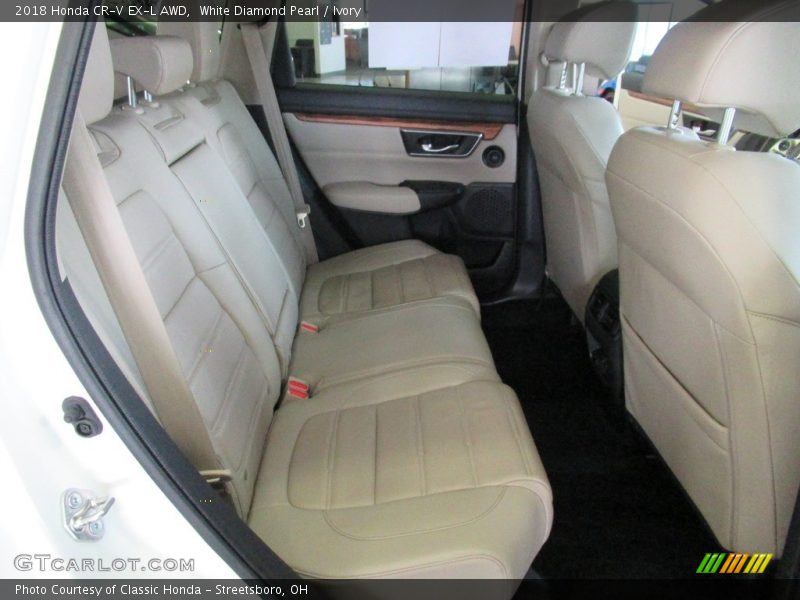 White Diamond Pearl / Ivory 2018 Honda CR-V EX-L AWD