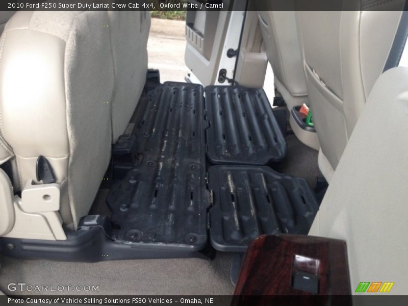 Oxford White / Camel 2010 Ford F250 Super Duty Lariat Crew Cab 4x4