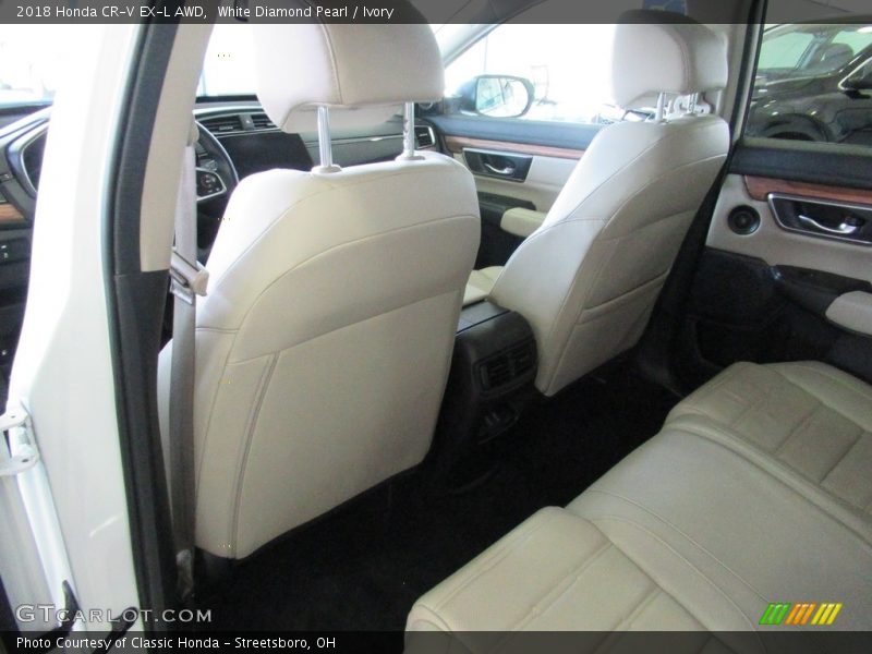White Diamond Pearl / Ivory 2018 Honda CR-V EX-L AWD