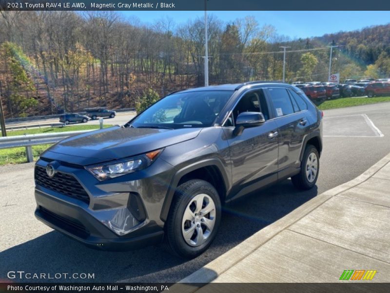 Magnetic Gray Metallic / Black 2021 Toyota RAV4 LE AWD