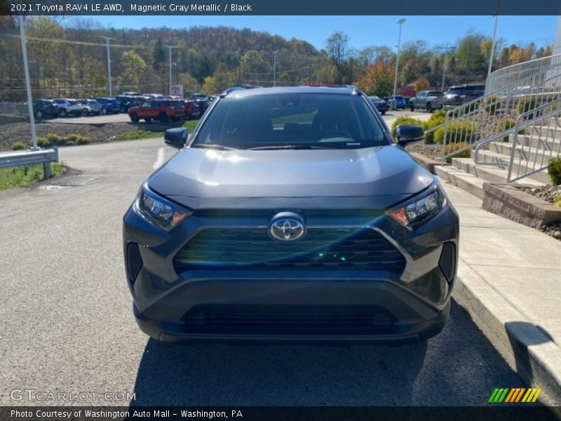 Magnetic Gray Metallic / Black 2021 Toyota RAV4 LE AWD