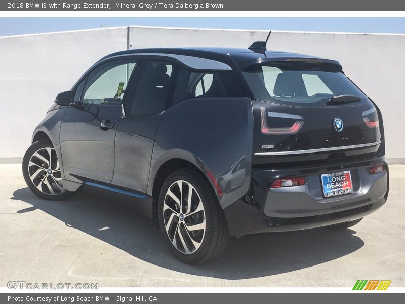 Mineral Grey / Tera Dalbergia Brown 2018 BMW i3 with Range Extender