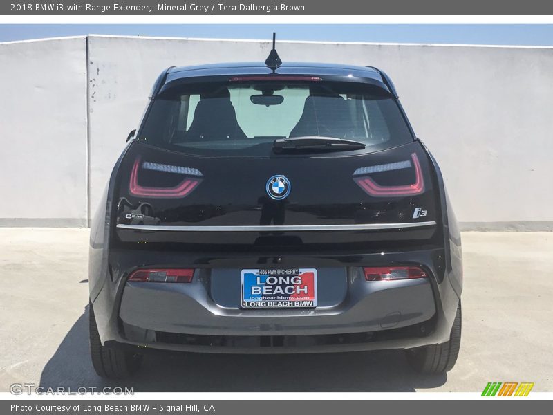 Mineral Grey / Tera Dalbergia Brown 2018 BMW i3 with Range Extender