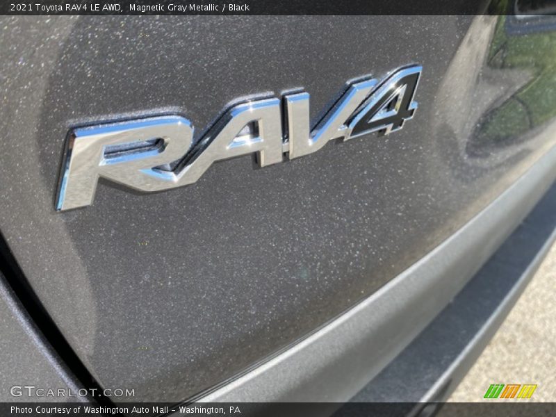 Magnetic Gray Metallic / Black 2021 Toyota RAV4 LE AWD