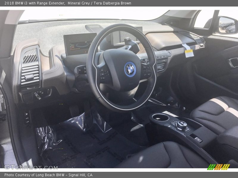 Mineral Grey / Tera Dalbergia Brown 2018 BMW i3 with Range Extender