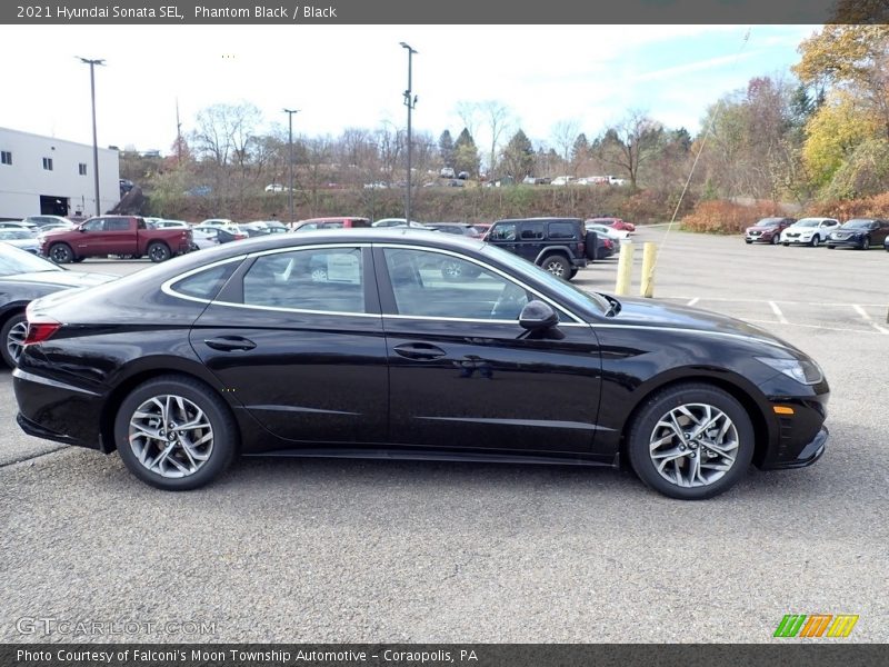 Phantom Black / Black 2021 Hyundai Sonata SEL