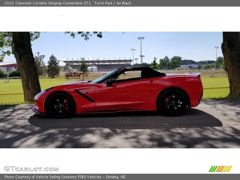 Torch Red / Jet Black 2015 Chevrolet Corvette Stingray Convertible Z51