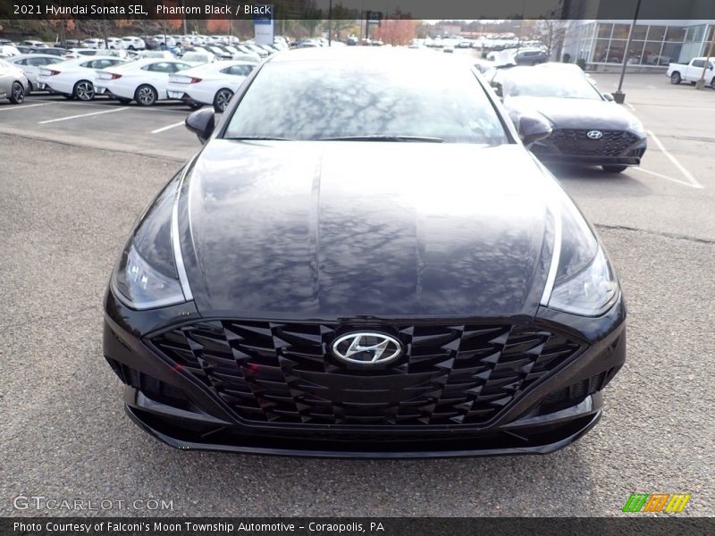 Phantom Black / Black 2021 Hyundai Sonata SEL