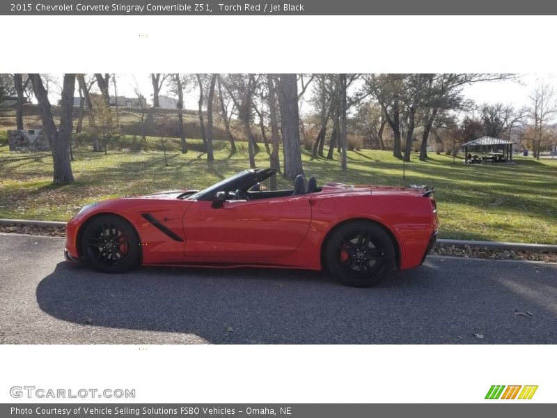 Torch Red / Jet Black 2015 Chevrolet Corvette Stingray Convertible Z51