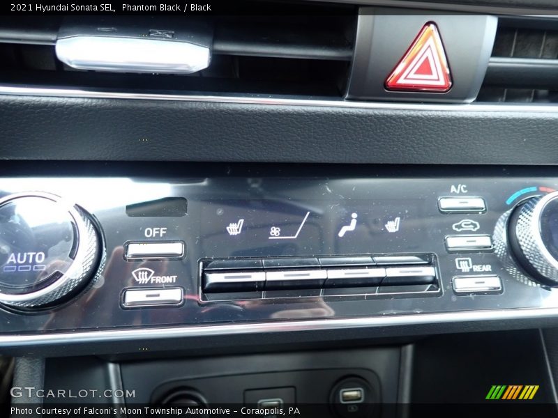 Phantom Black / Black 2021 Hyundai Sonata SEL
