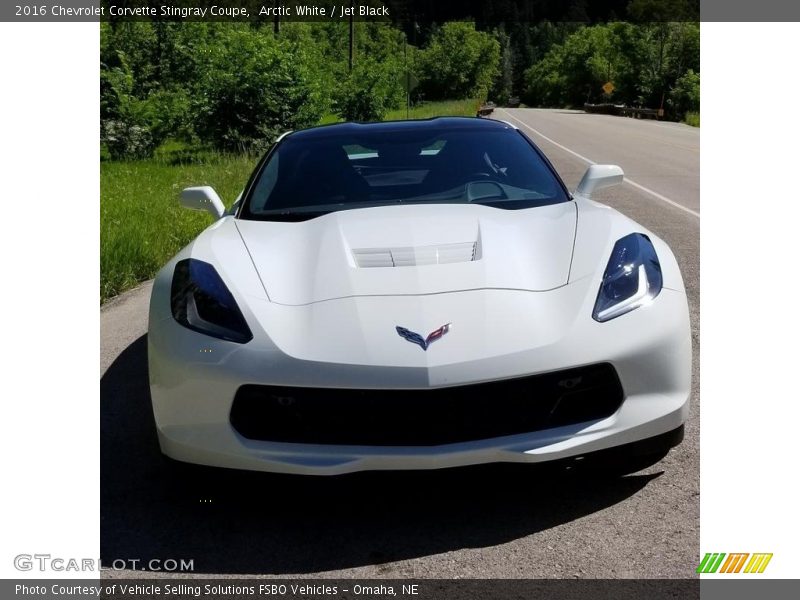 Arctic White / Jet Black 2016 Chevrolet Corvette Stingray Coupe