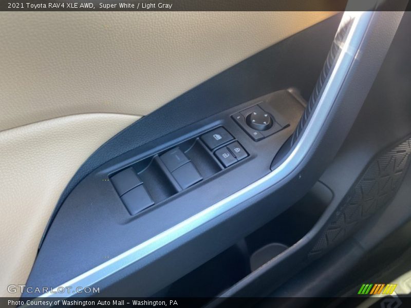 Super White / Light Gray 2021 Toyota RAV4 XLE AWD