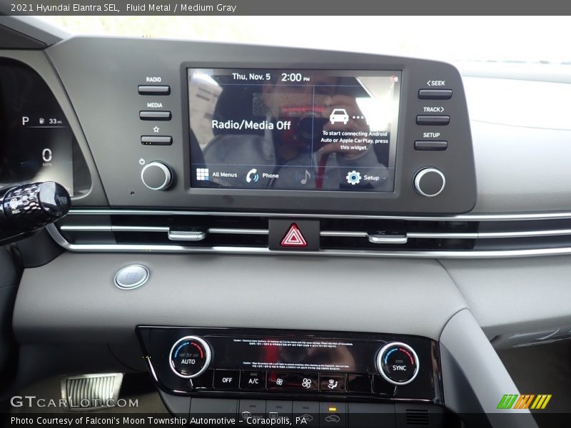 Fluid Metal / Medium Gray 2021 Hyundai Elantra SEL