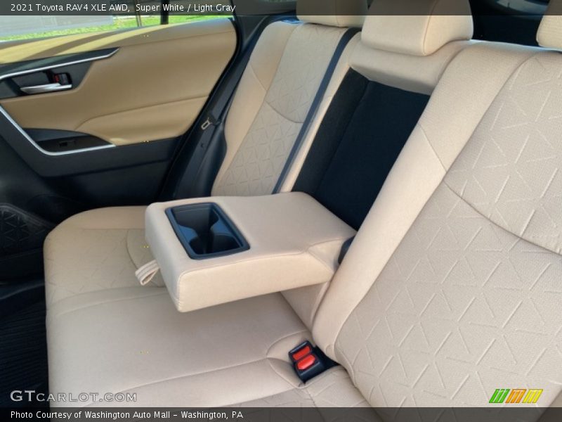 Super White / Light Gray 2021 Toyota RAV4 XLE AWD