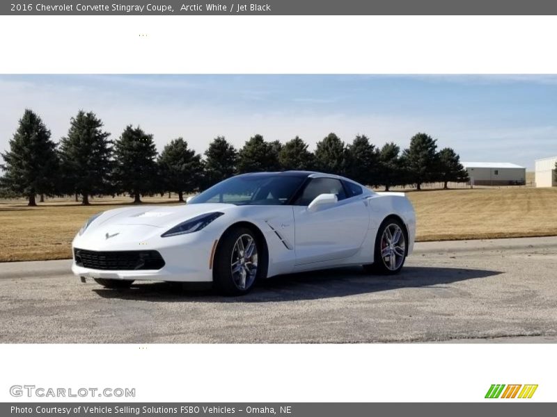 Arctic White / Jet Black 2016 Chevrolet Corvette Stingray Coupe