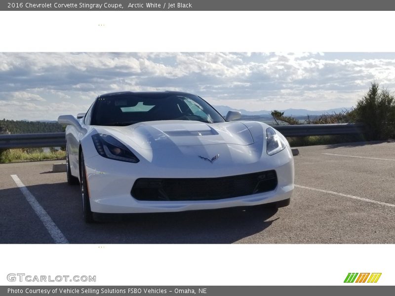 Arctic White / Jet Black 2016 Chevrolet Corvette Stingray Coupe