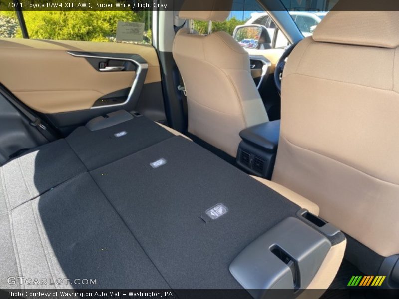 Super White / Light Gray 2021 Toyota RAV4 XLE AWD