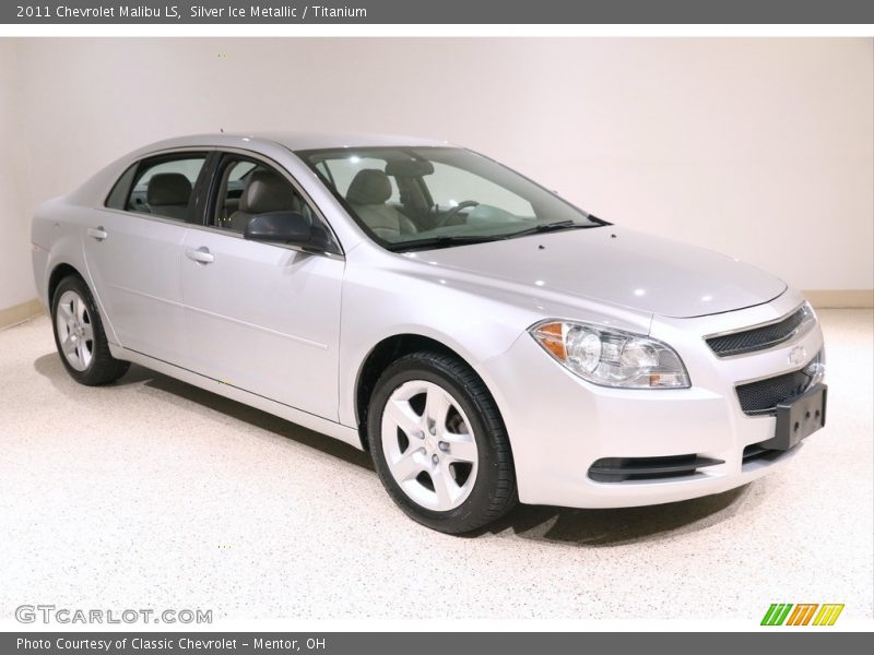 Silver Ice Metallic / Titanium 2011 Chevrolet Malibu LS