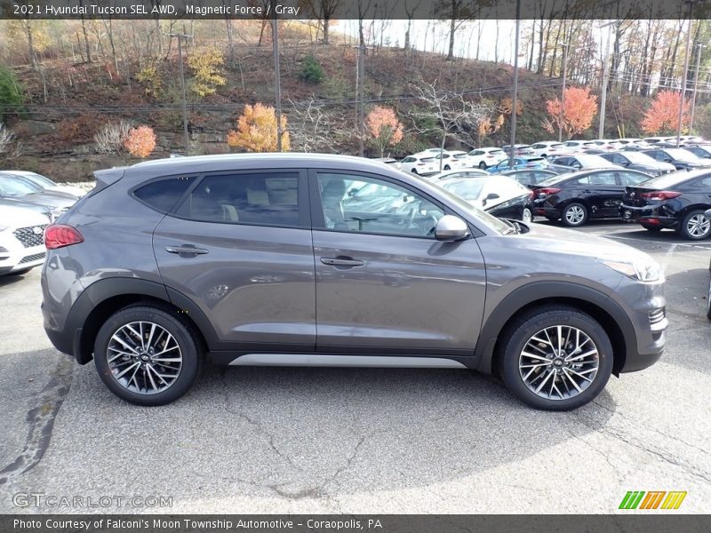 Magnetic Force / Gray 2021 Hyundai Tucson SEL AWD