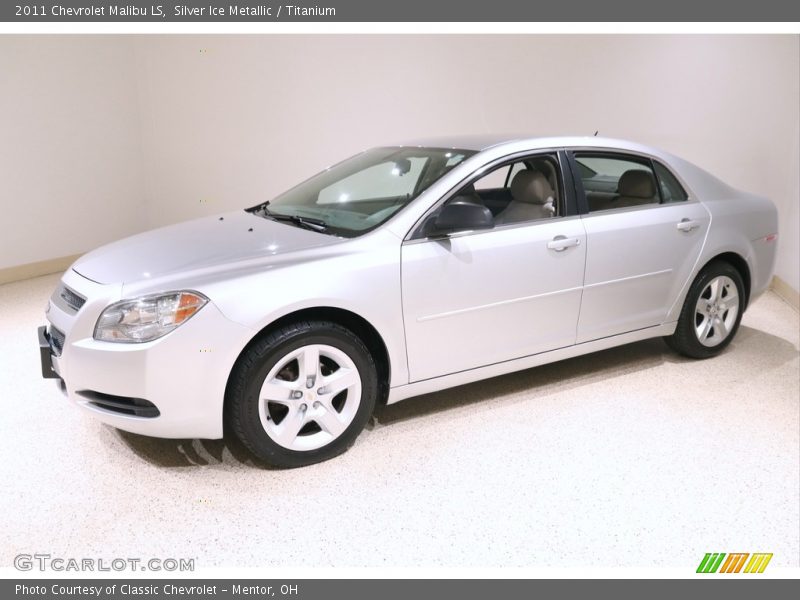Silver Ice Metallic / Titanium 2011 Chevrolet Malibu LS