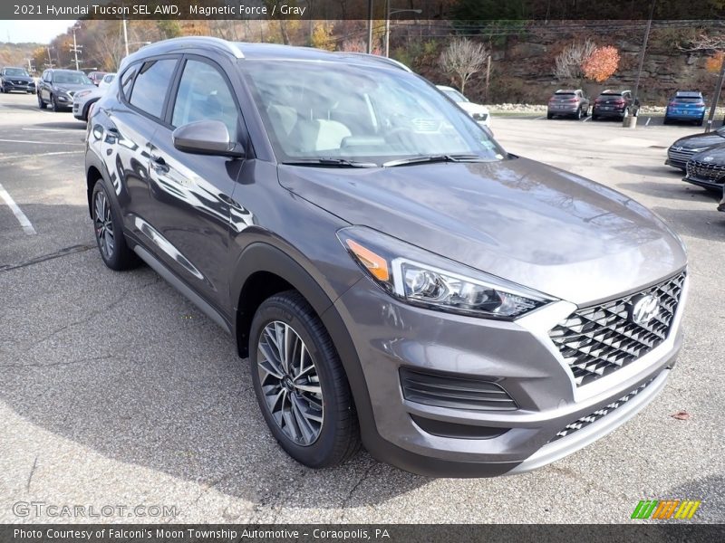 Magnetic Force / Gray 2021 Hyundai Tucson SEL AWD