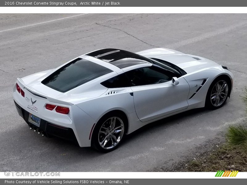 Arctic White / Jet Black 2016 Chevrolet Corvette Stingray Coupe