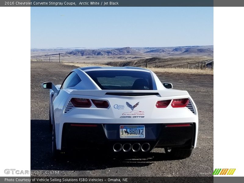 Arctic White / Jet Black 2016 Chevrolet Corvette Stingray Coupe
