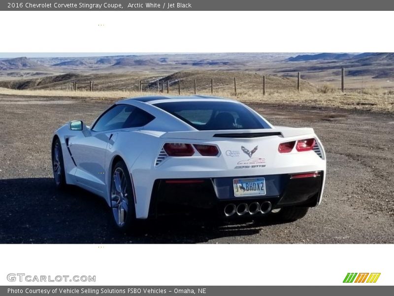 Arctic White / Jet Black 2016 Chevrolet Corvette Stingray Coupe