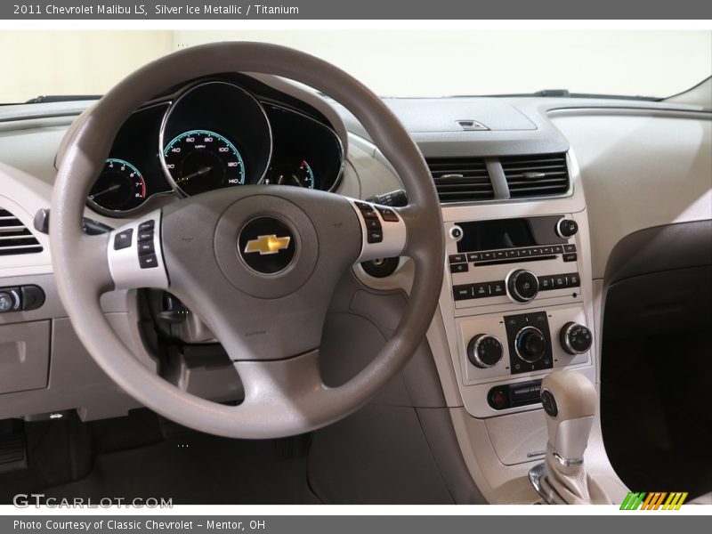 Silver Ice Metallic / Titanium 2011 Chevrolet Malibu LS