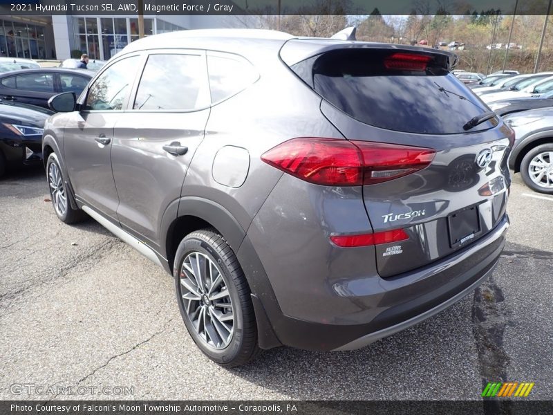 Magnetic Force / Gray 2021 Hyundai Tucson SEL AWD