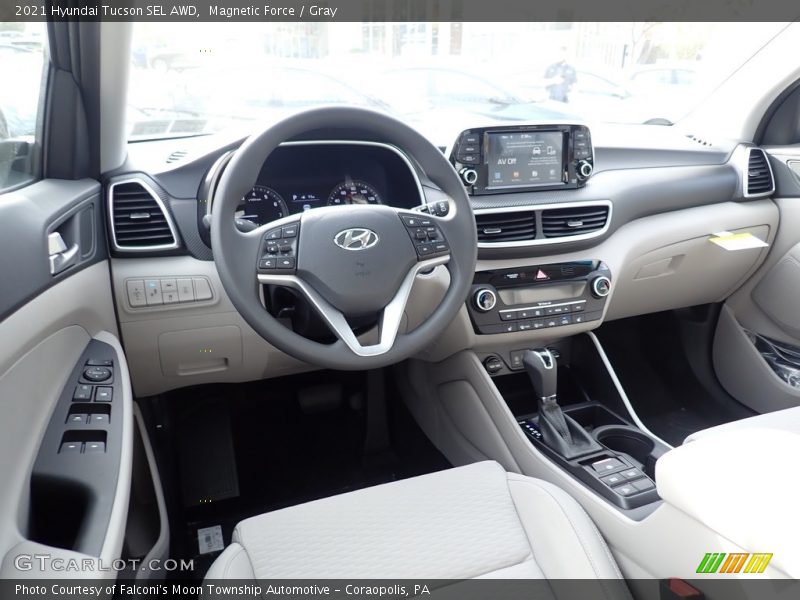 Magnetic Force / Gray 2021 Hyundai Tucson SEL AWD