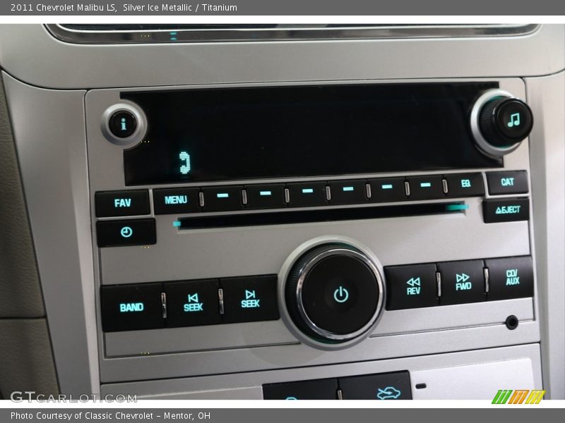 Silver Ice Metallic / Titanium 2011 Chevrolet Malibu LS