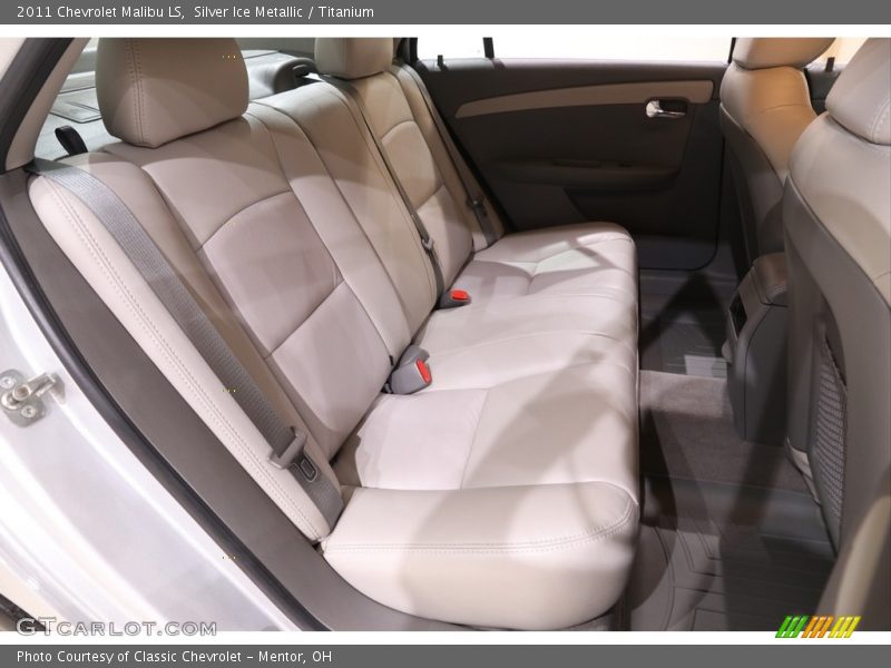 Silver Ice Metallic / Titanium 2011 Chevrolet Malibu LS