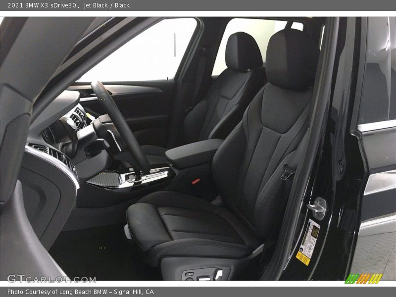 Jet Black / Black 2021 BMW X3 sDrive30i