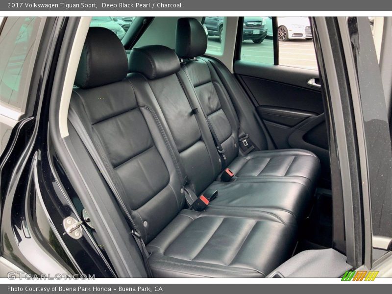 Deep Black Pearl / Charcoal 2017 Volkswagen Tiguan Sport