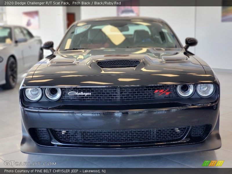Pitch Black / Black/Ruby Red 2020 Dodge Challenger R/T Scat Pack