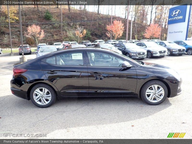Phantom Black / Beige 2020 Hyundai Elantra Value Edition