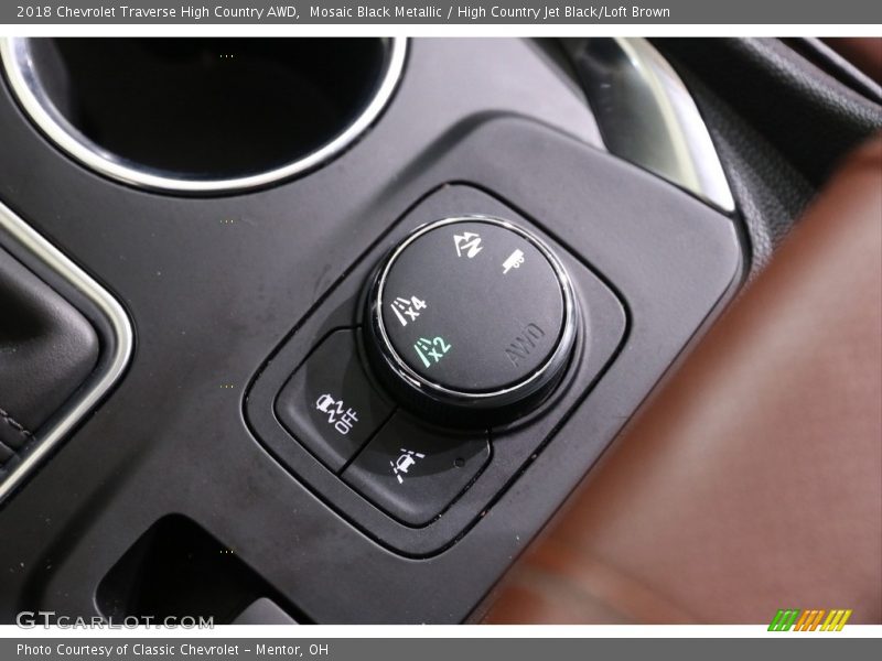 Mosaic Black Metallic / High Country Jet Black/Loft Brown 2018 Chevrolet Traverse High Country AWD