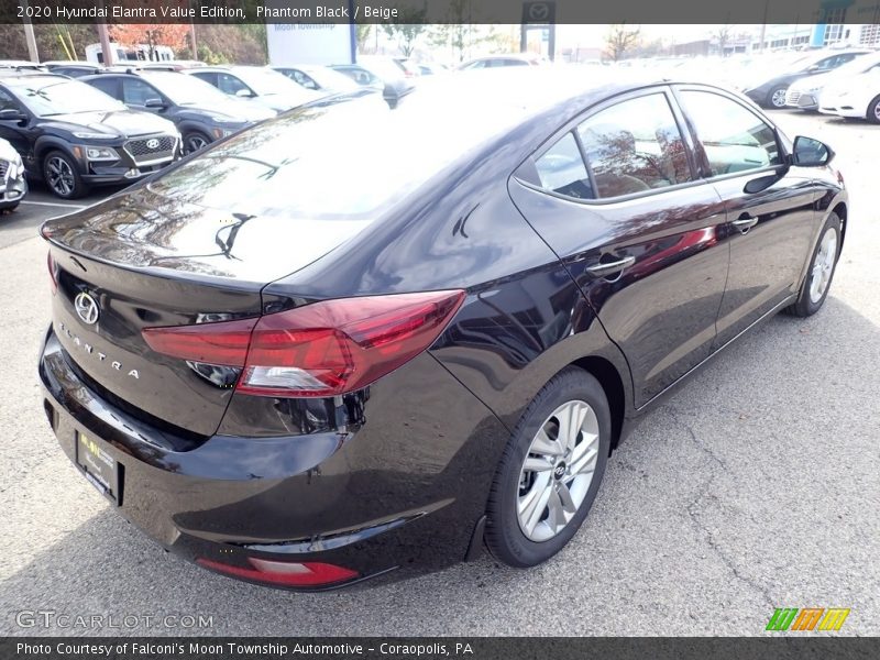 Phantom Black / Beige 2020 Hyundai Elantra Value Edition