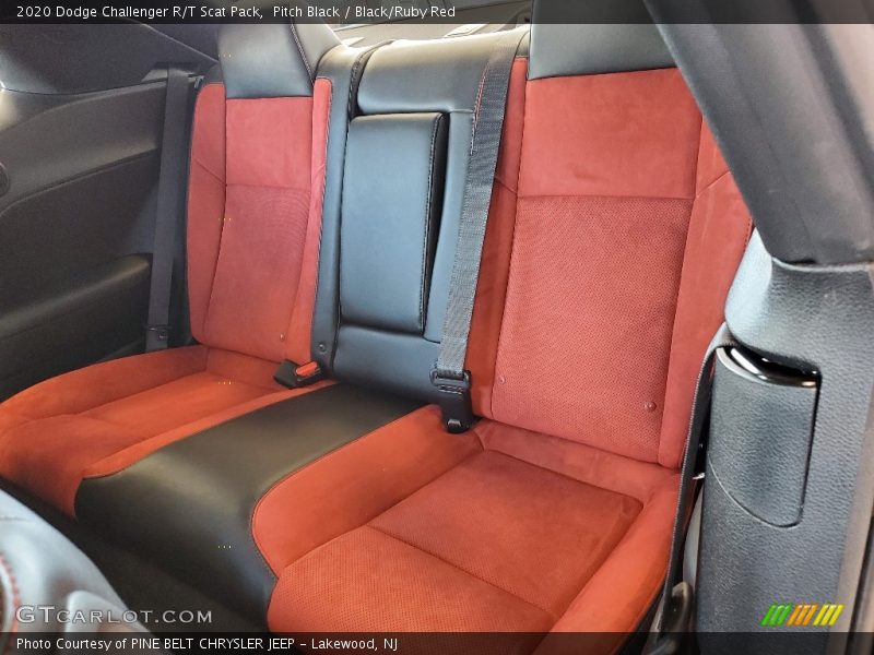 Rear Seat of 2020 Challenger R/T Scat Pack