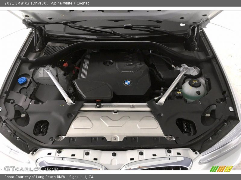 Alpine White / Cognac 2021 BMW X3 sDrive30i
