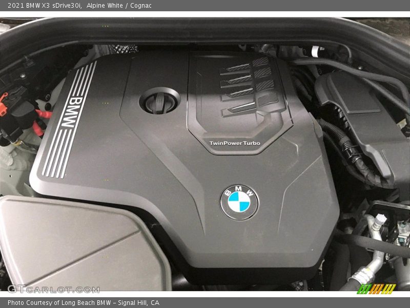 Alpine White / Cognac 2021 BMW X3 sDrive30i