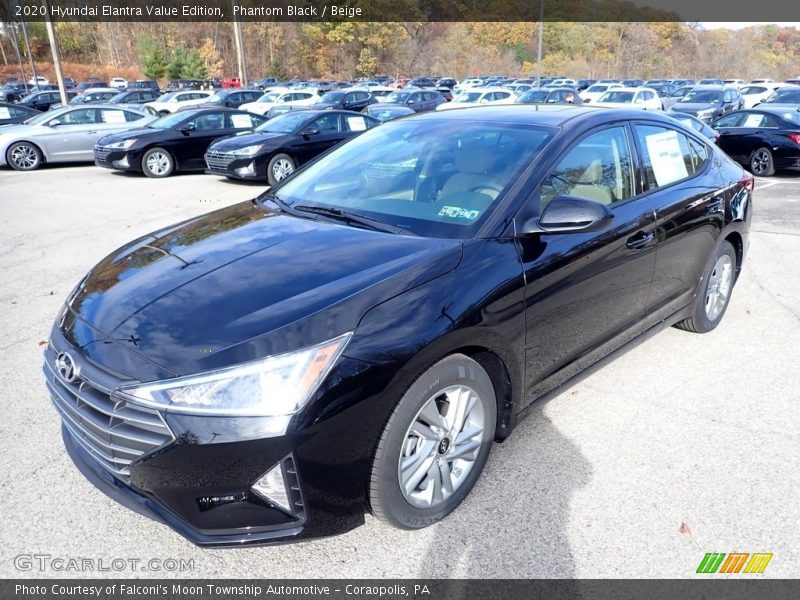Phantom Black / Beige 2020 Hyundai Elantra Value Edition