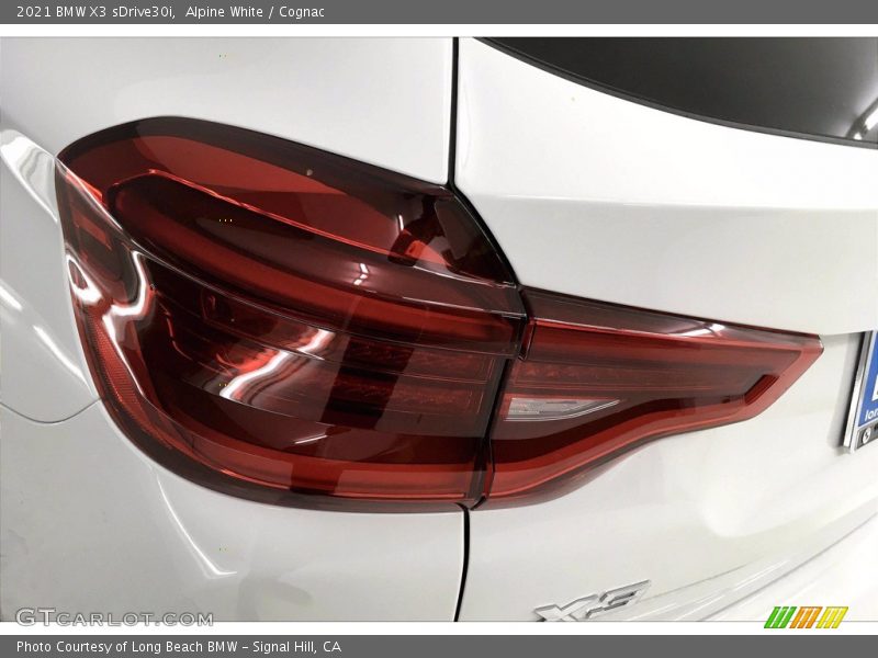 Alpine White / Cognac 2021 BMW X3 sDrive30i