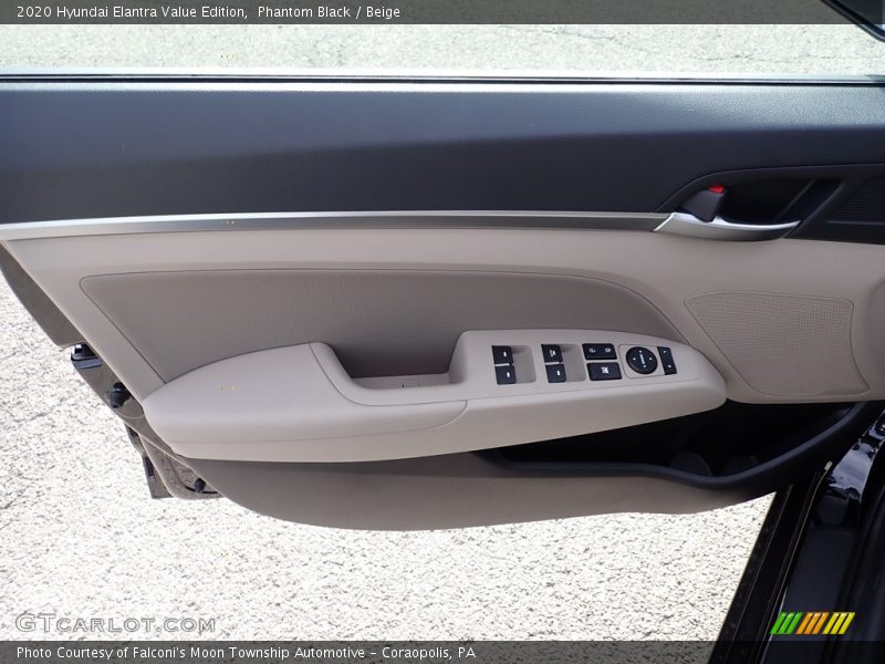 Phantom Black / Beige 2020 Hyundai Elantra Value Edition