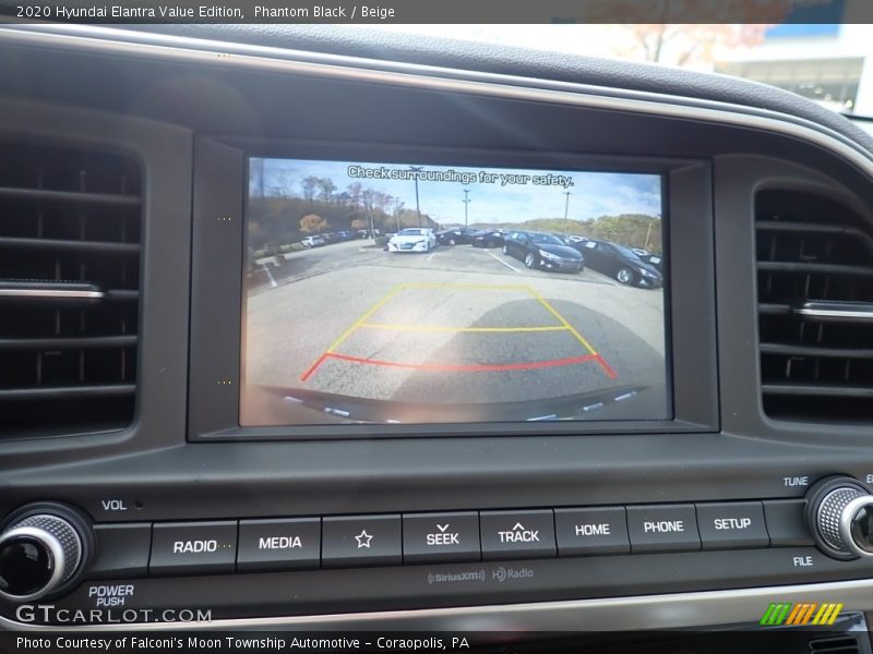 Phantom Black / Beige 2020 Hyundai Elantra Value Edition