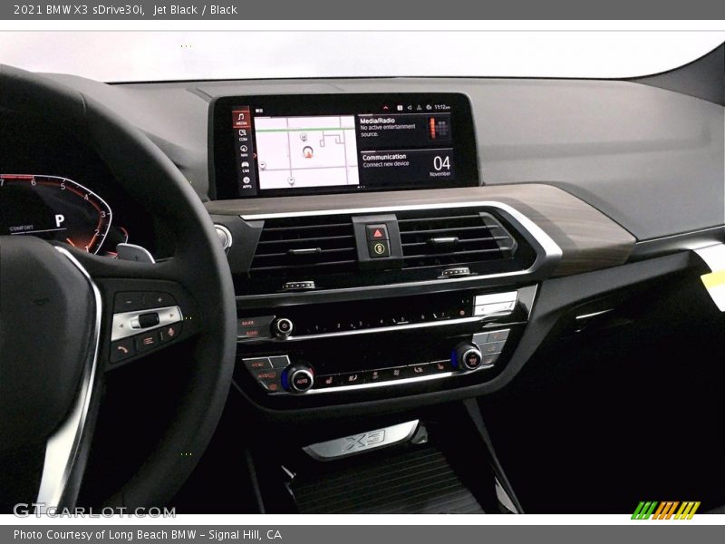 Jet Black / Black 2021 BMW X3 sDrive30i