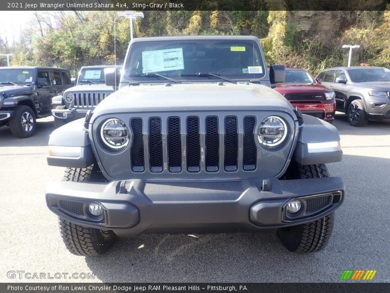 Sting-Gray / Black 2021 Jeep Wrangler Unlimited Sahara 4x4