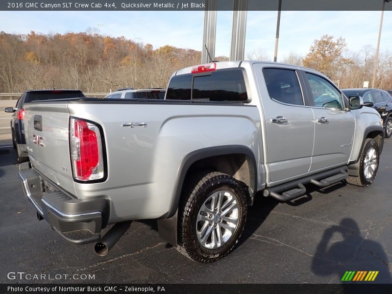 Quicksilver Metallic / Jet Black 2016 GMC Canyon SLT Crew Cab 4x4