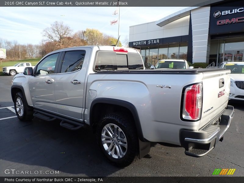 Quicksilver Metallic / Jet Black 2016 GMC Canyon SLT Crew Cab 4x4